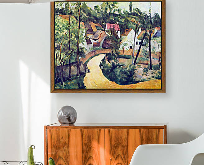 Road bend by Cezanne