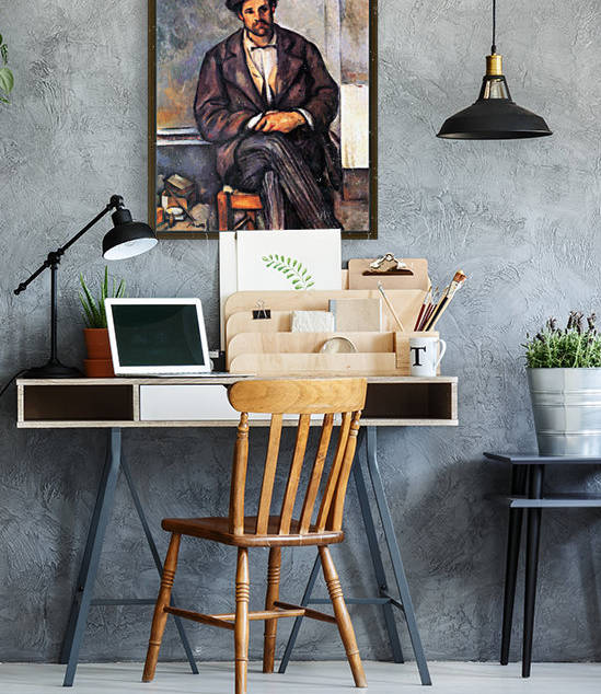 Sitting Farmer by Cezanne