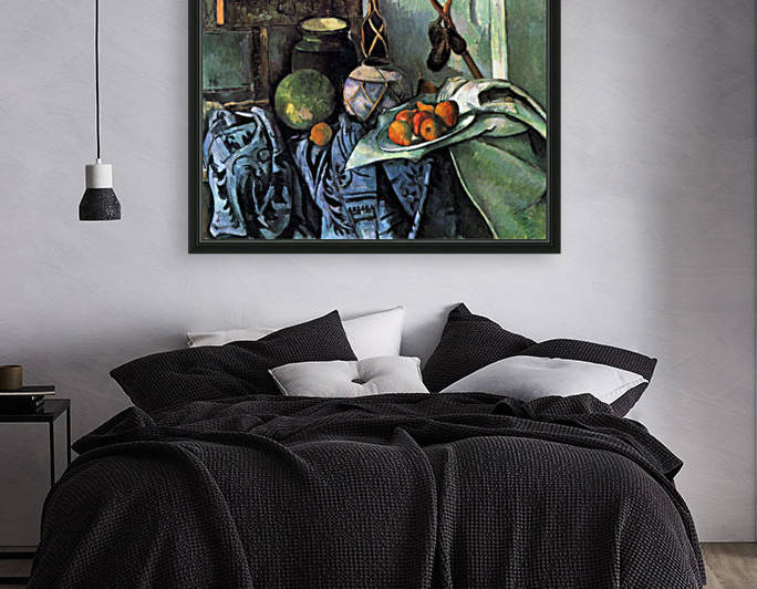 Still life with Eggplant by Cezanne