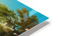 A Landscape at Sunsetlight HD Metal print