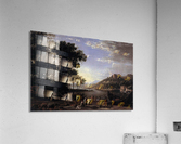 Paysage avec marchands Acrylic Print