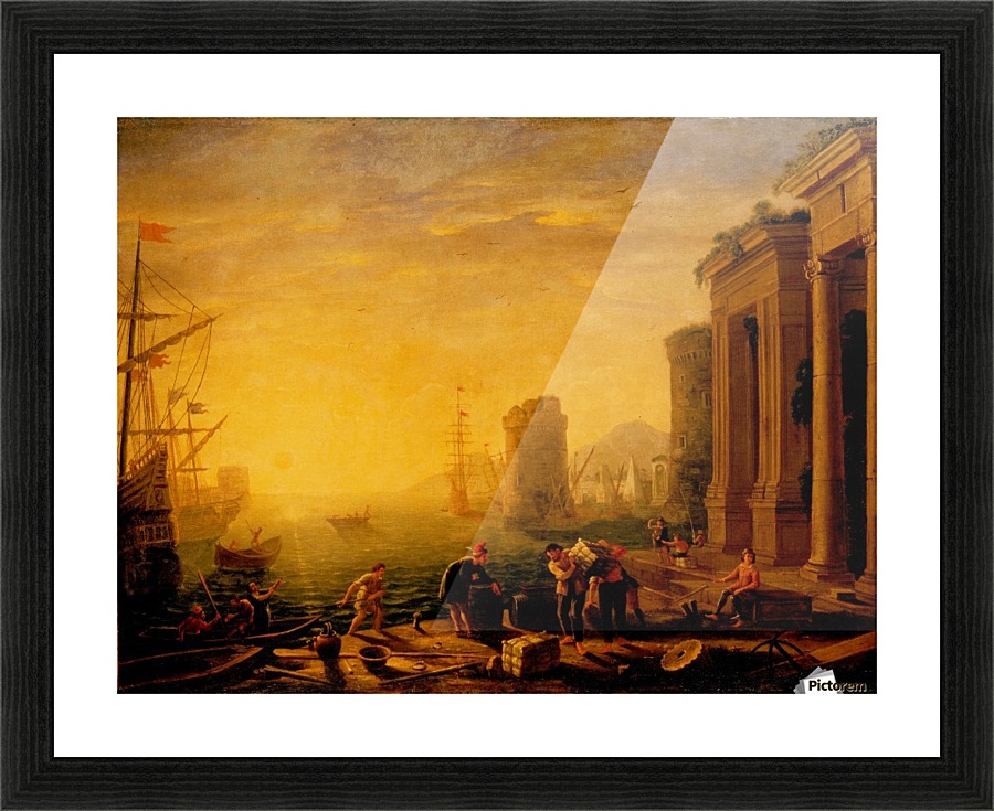 Oak tree, The romans and Pine tree Picture Frame print