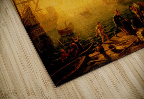 Oak tree, The romans and Pine tree Claude Lorrain puzzle