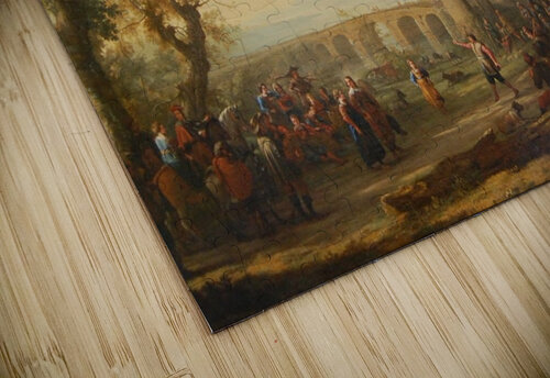 Fete villageoise Claude Lorrain puzzle