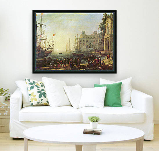 Seaport with the Villa Medici by Claude Lorrain