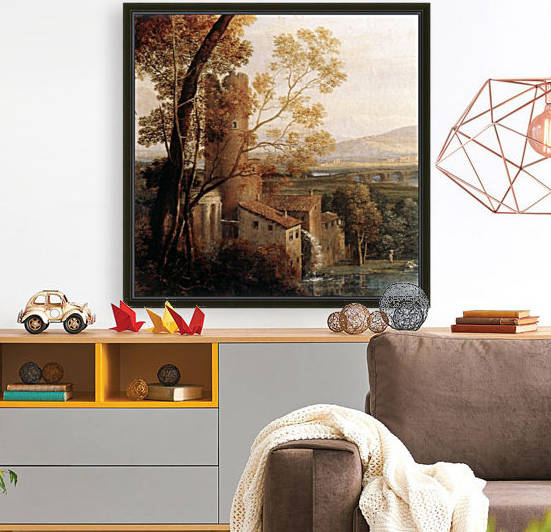 An old mill by Claude Lorrain