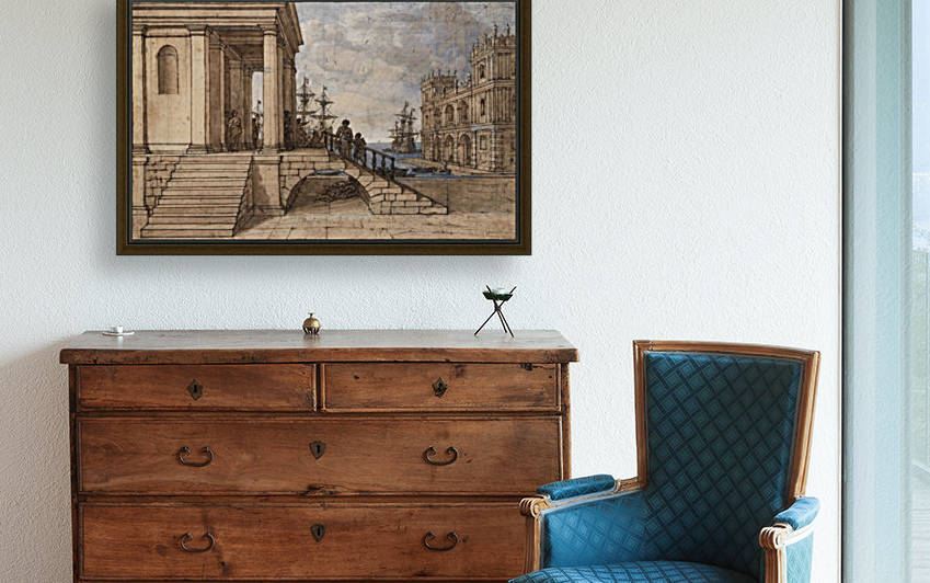 Two Palaces with St. Alexis by Claude Lorrain