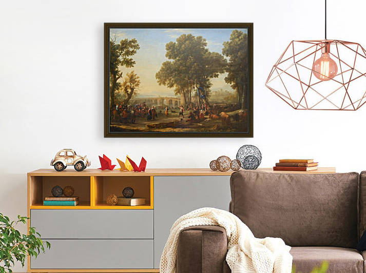 Fete villageoise by Claude Lorrain