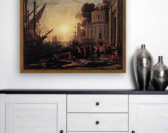 Carthage and The romans by Claude Lorrain