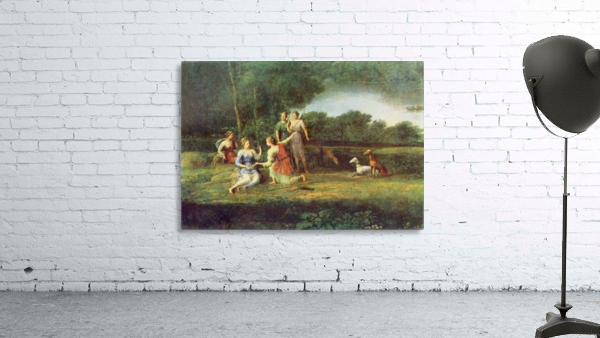 Picnic in a forest Wall Preview
