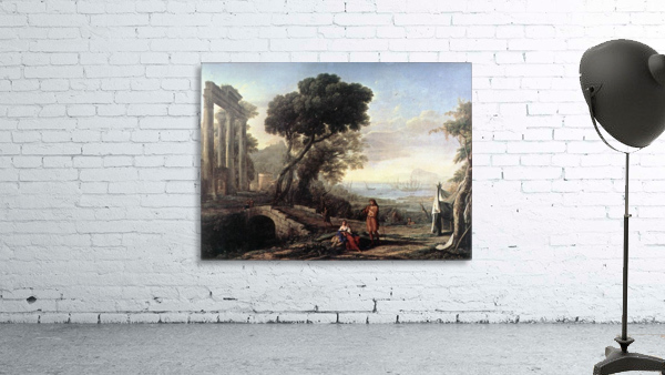 Embarquement de la reine de Saba Wall Preview