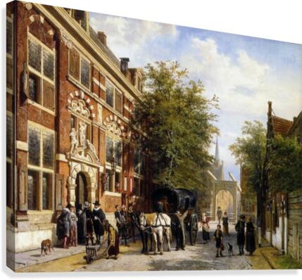 Cityview Hoorn Canvas Print