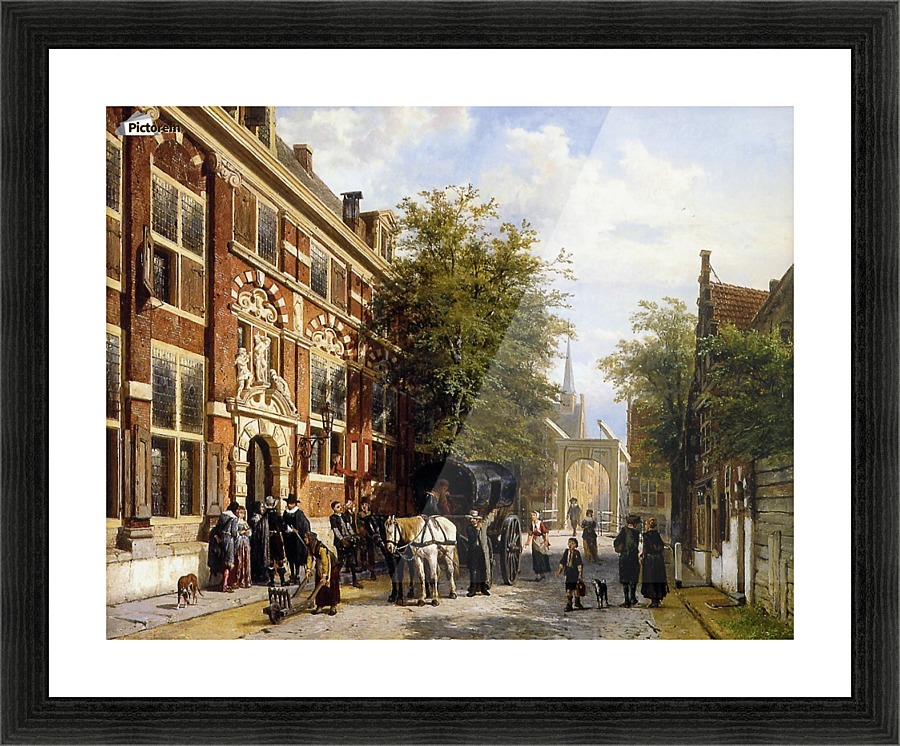 Cityview Hoorn Picture Frame print