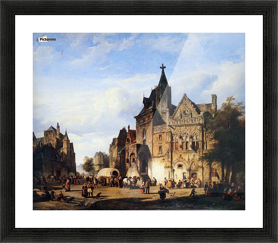 Cityview Picture Frame print