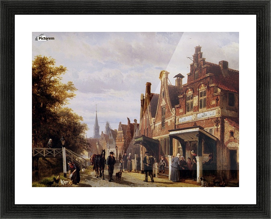 Village view Picture Frame print