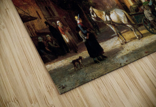 Street scene Sun Cornelis Springer puzzle