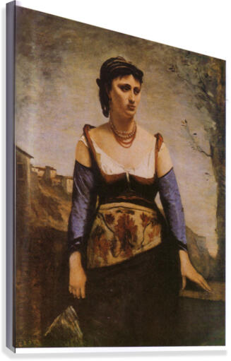 Agostina 1866 Canvas Print