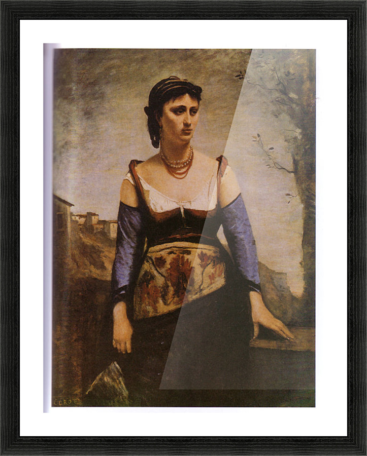 Agostina 1866 Picture Frame print