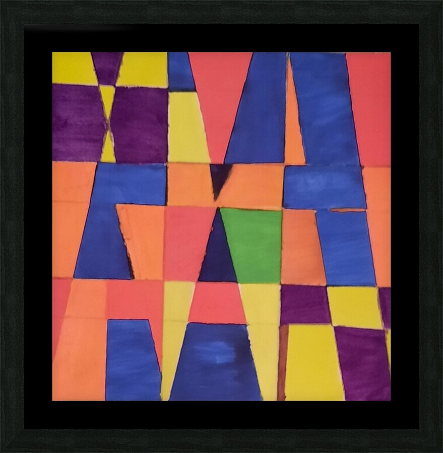 Colors Picture Frame print