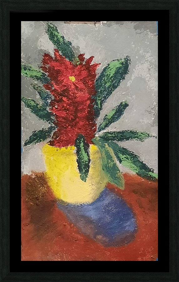 Red Lady Picture Frame print
