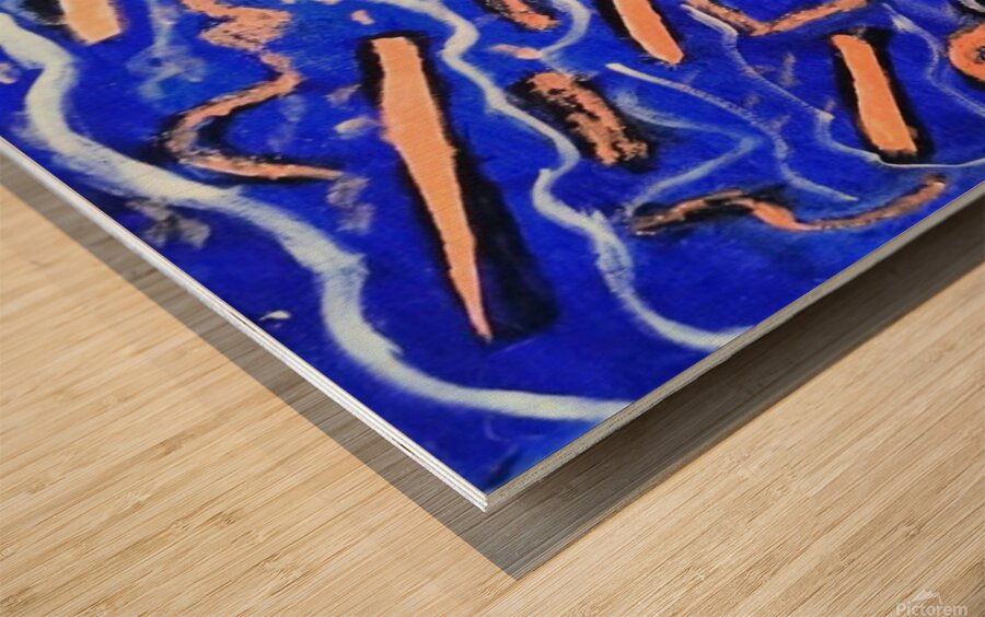 LUNATIC Wood print