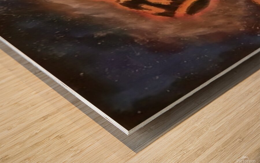 ORBIT Wood print