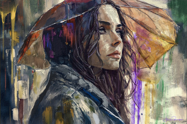 Rainy Textures Digital Download