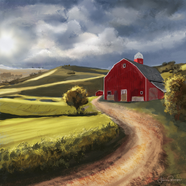 Red Barn  Digital Download