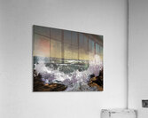 Sea Against Stone Acrylic Print