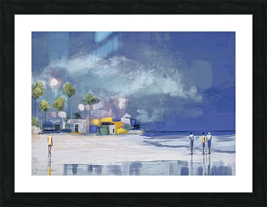 Tourists In Jamaica Picture Frame print