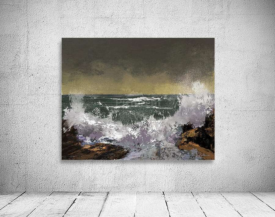 Sea Against Stone Wall Preview