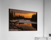Golden sunset  Acrylic Print