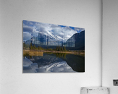 Mt. Rundle mirrors Acrylic Print