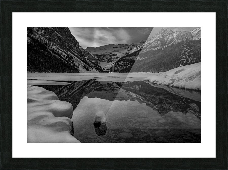 Lake Louse winter  Picture Frame print