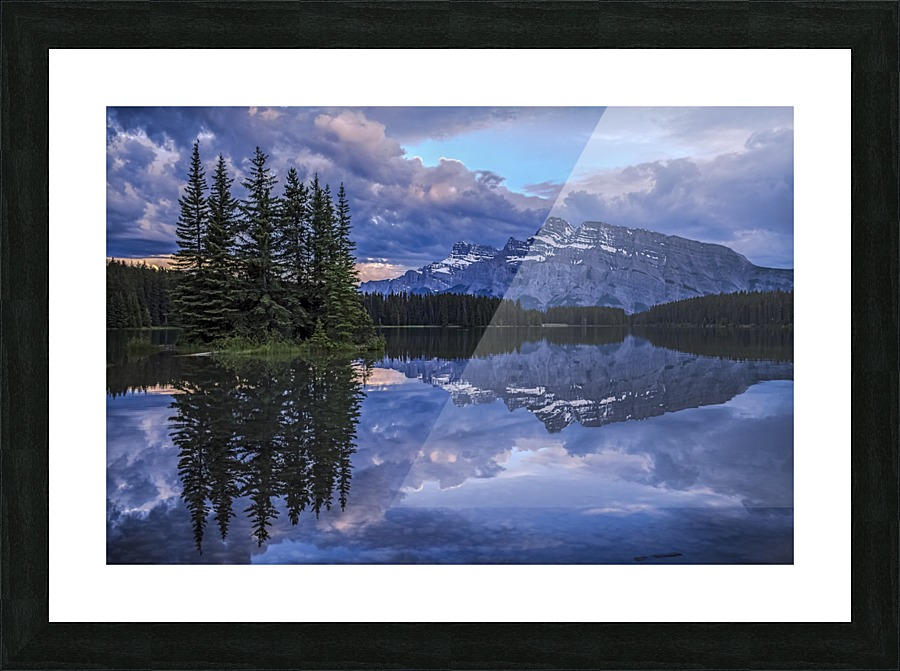 2 Jack lake  Picture Frame print