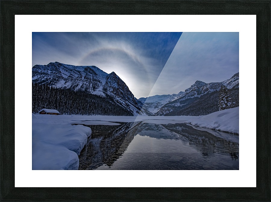 Sun flare  Picture Frame print