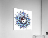  Yin Yang Mandala Acrylic Print