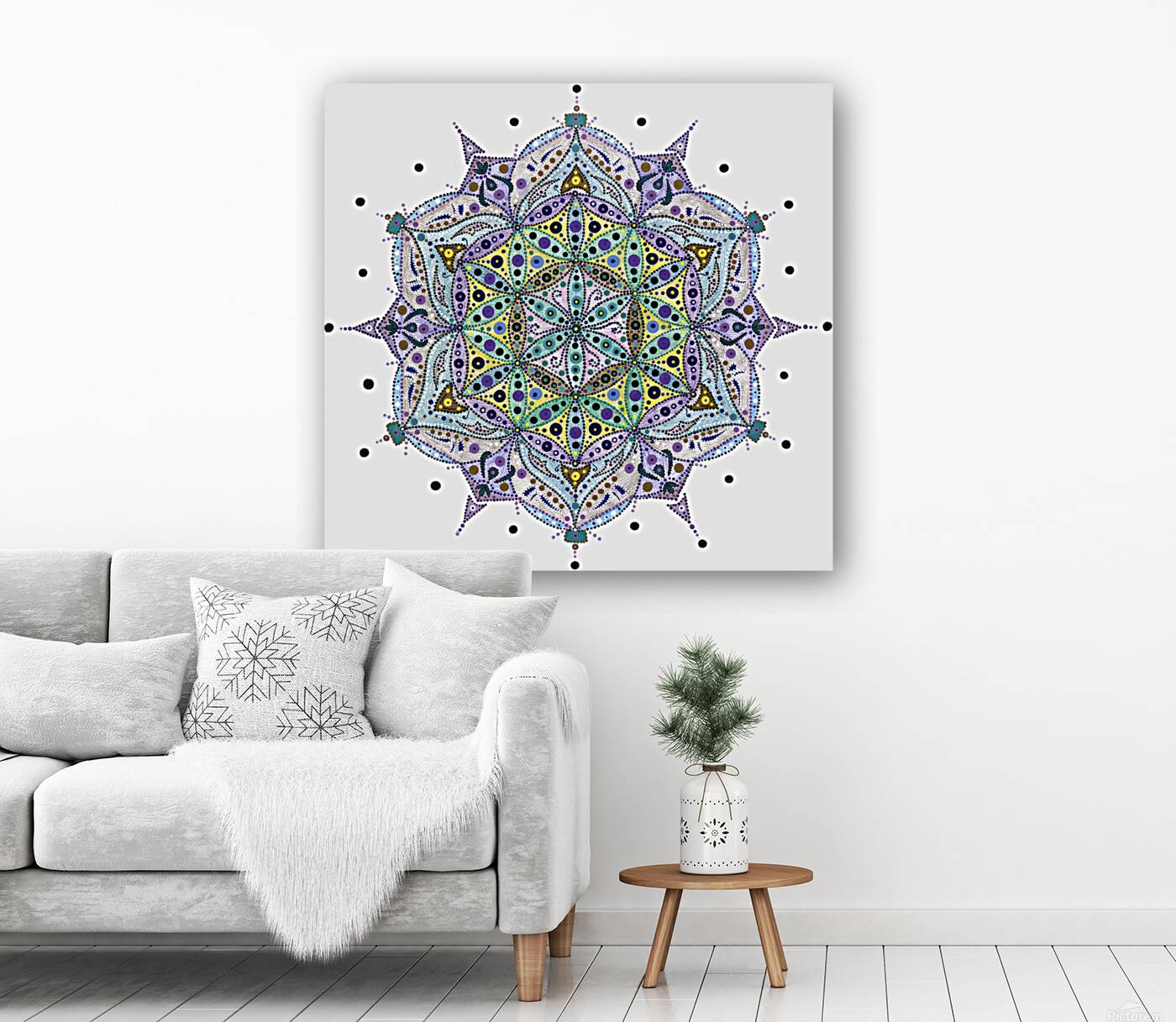 Universal Life Force Mandala Reproduction