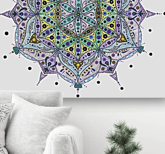 Universal Life Force Mandala Reproduction