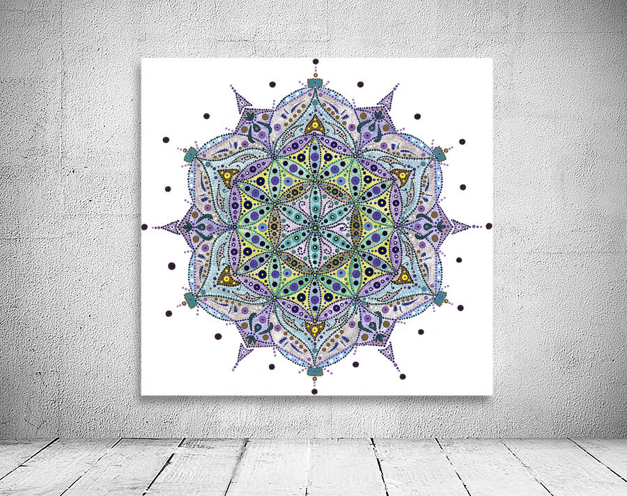 Universal Life Force Mandala Wall Preview