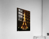 Illuminated Eiffel Tower Acrylic Print