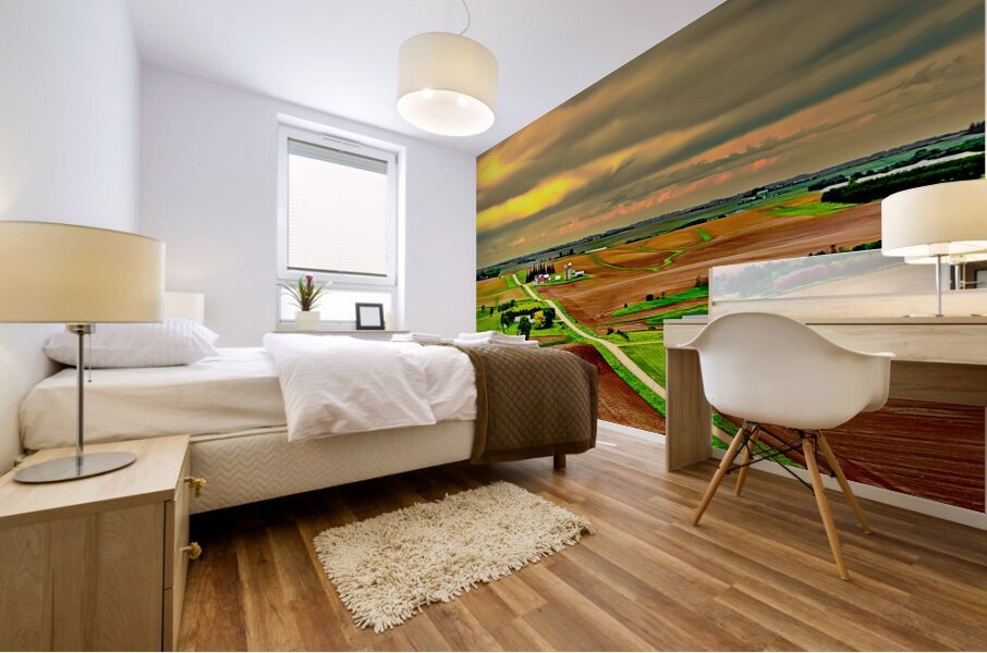 Rolling Country Side Mural print