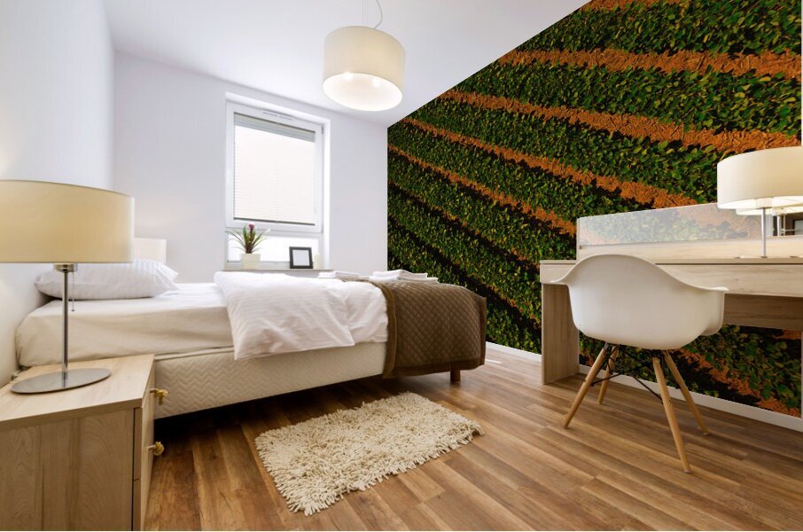 Bean Field Mural print