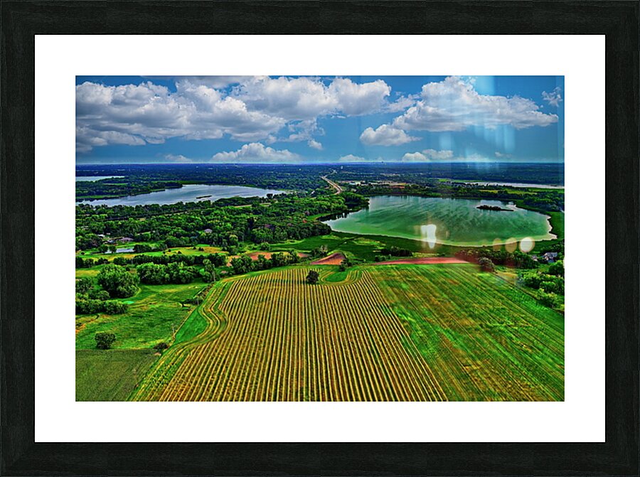 Green Acres Picture Frame print