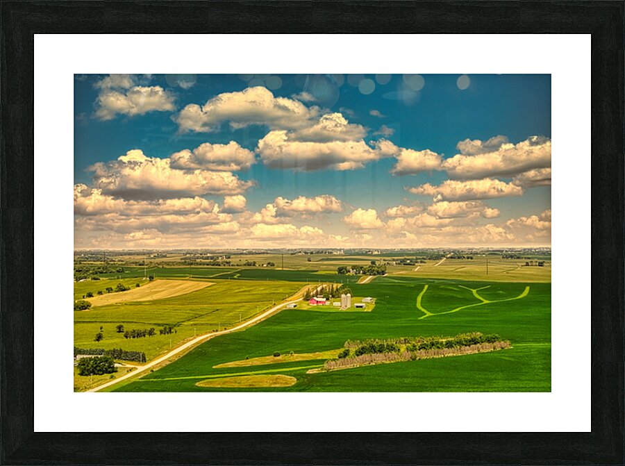 Ribbon Road Picture Frame print