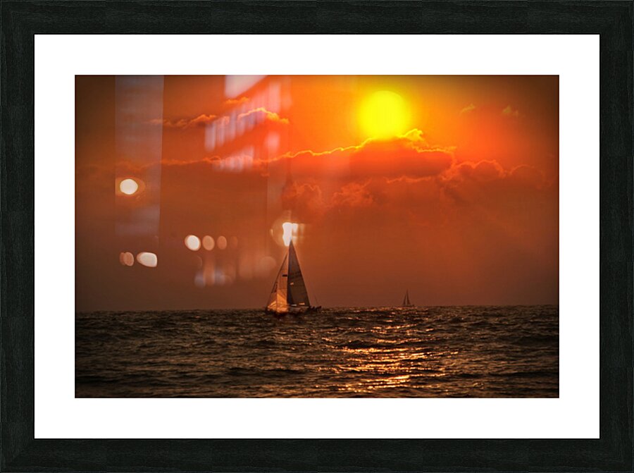 Sailing the Mediterranean Picture Frame print