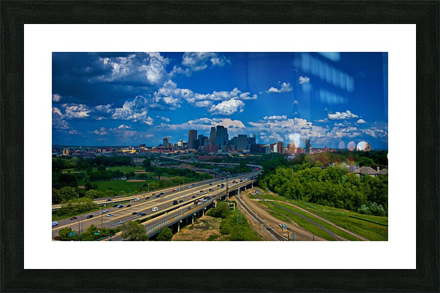 Downtown Mpls Picture Frame print