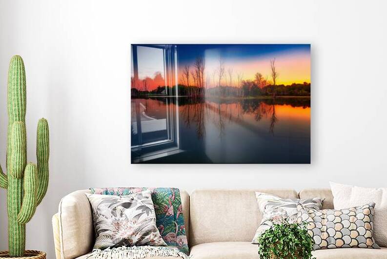GooseLake Disappearing Island2 by UpThereAgain Photography