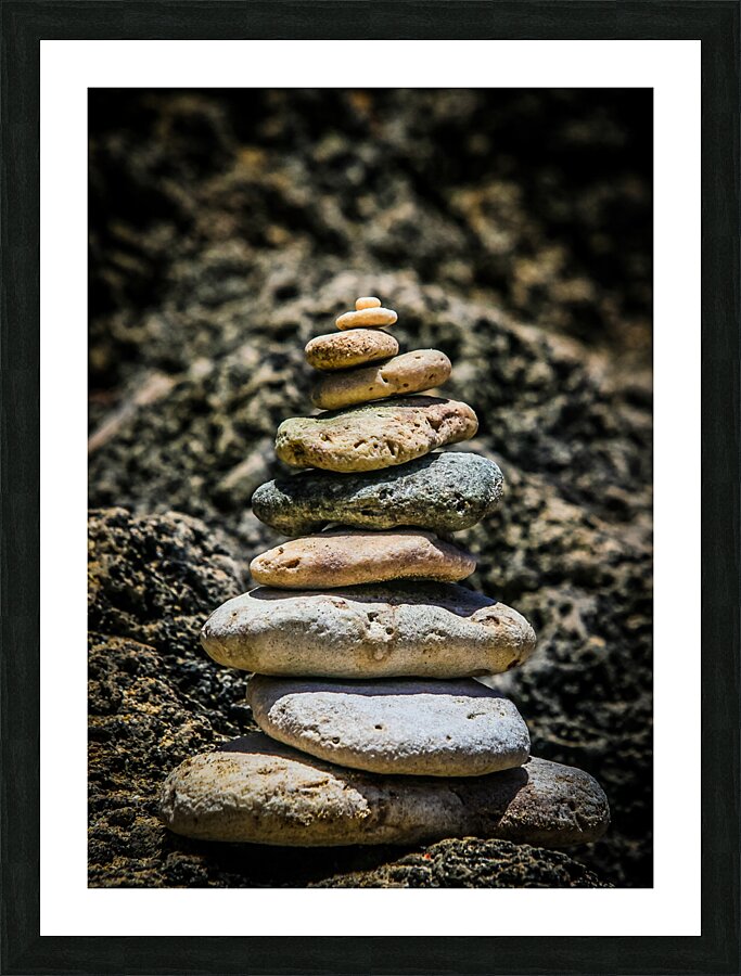 Stones Picture Frame print