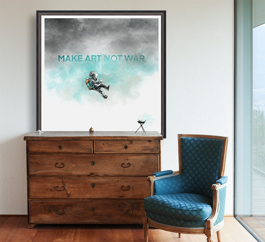 Make art not war  Reproduction